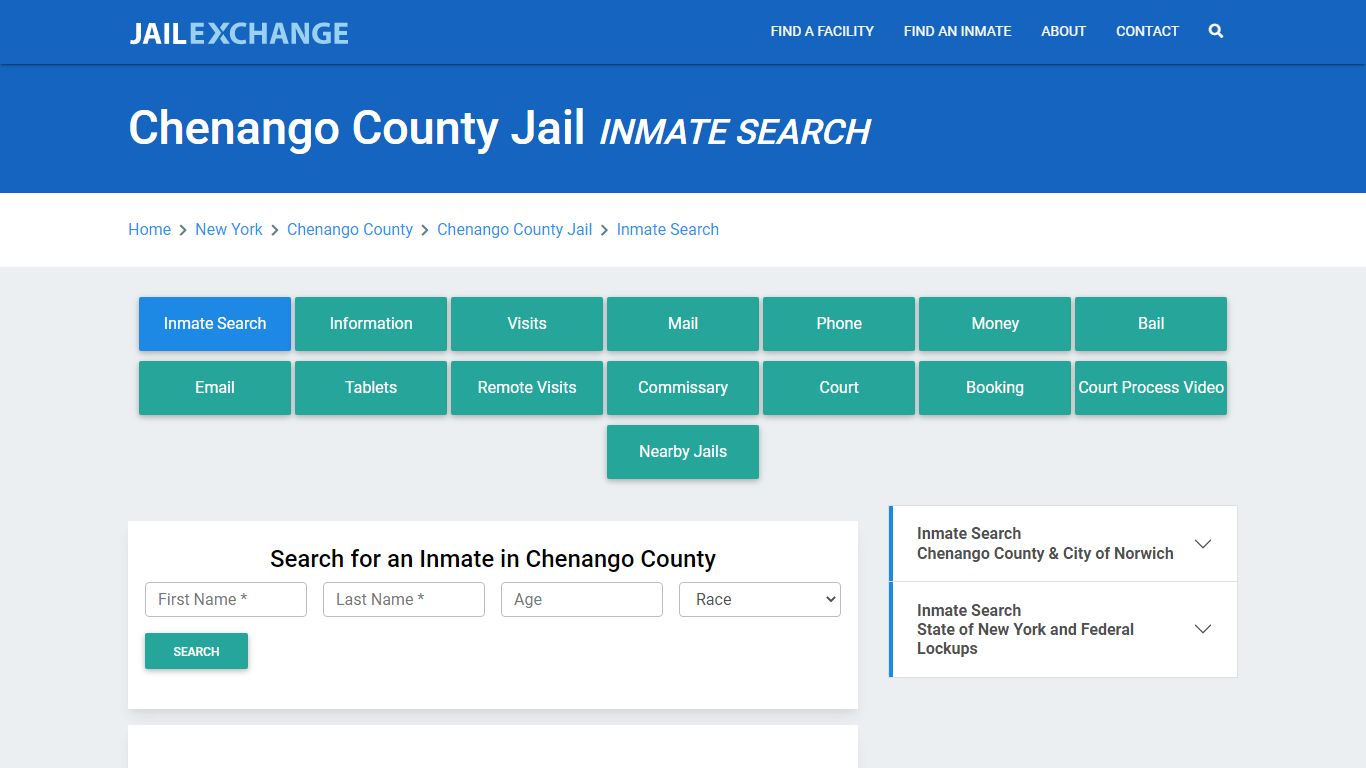 Chenango County Jail, NY Inmate Search: Roster & Mugshots